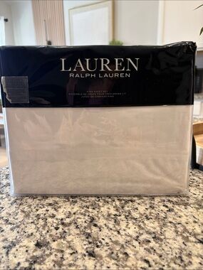Lauren Ralph Lauren White King Sheet Set - Classic Luxe
